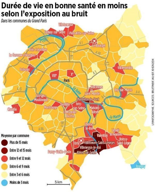 Pain Points De La Carte De Bruit Paris bruit