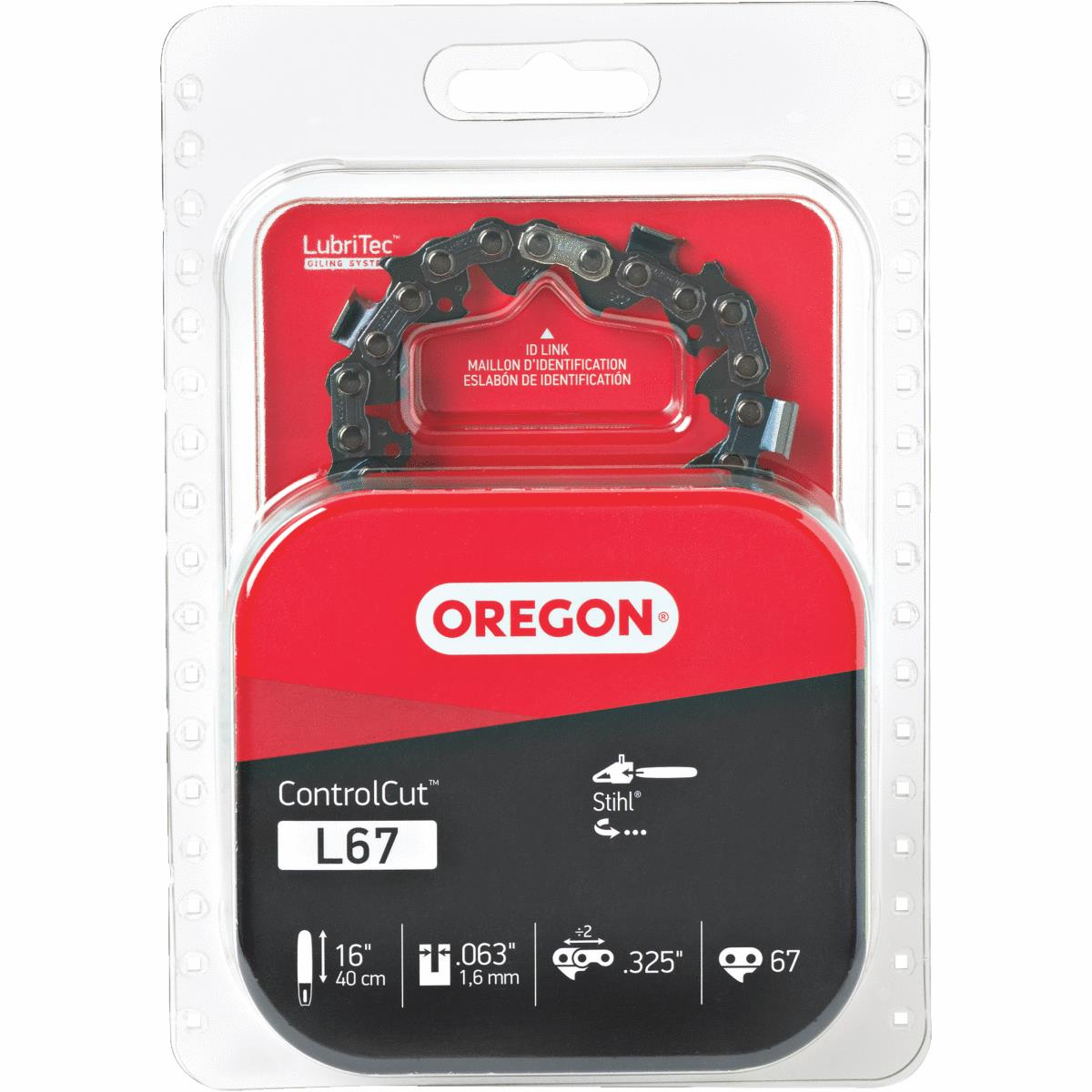 Oregon ControlCut L67 16 In. Chainsaw Chain F & F Industrial