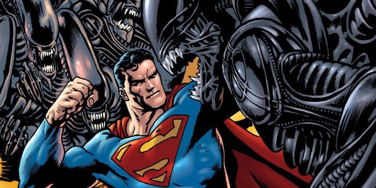 Superman Crossovers Aliens