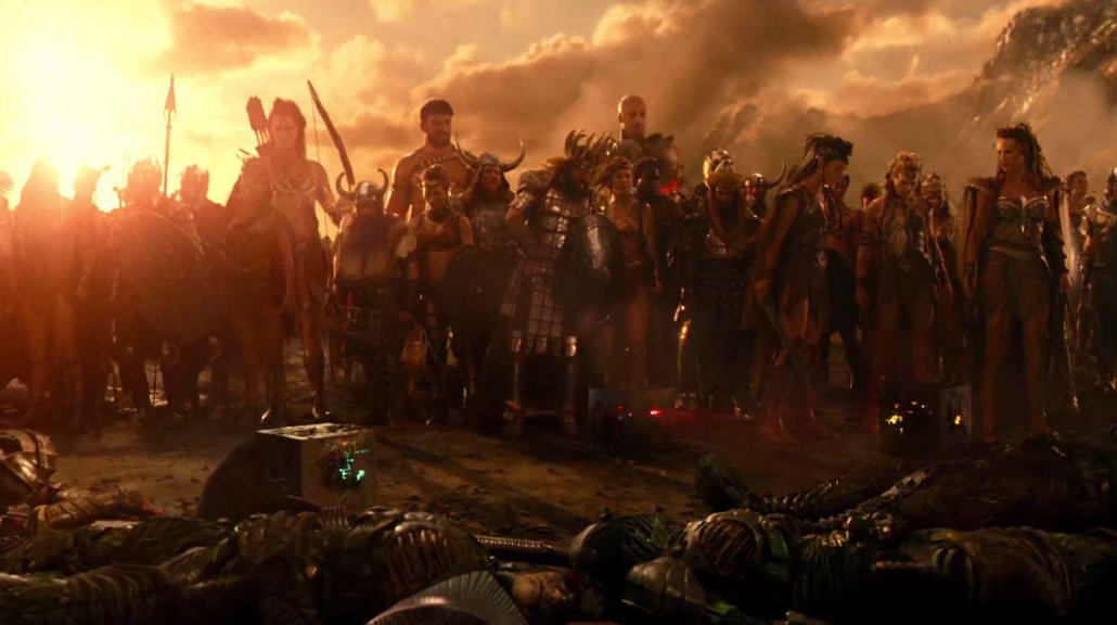 justice league flashback scene