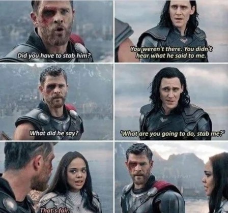 thor loki ragnarok 1