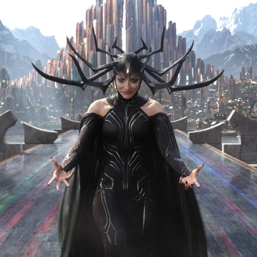 Cate Blanchett as Hela in Thor Ragnarok