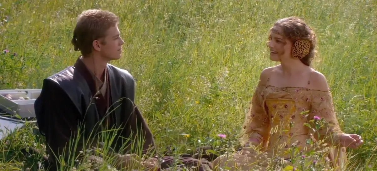 Hayden Christensen’s Anakin and Natalie Portman’s Padme