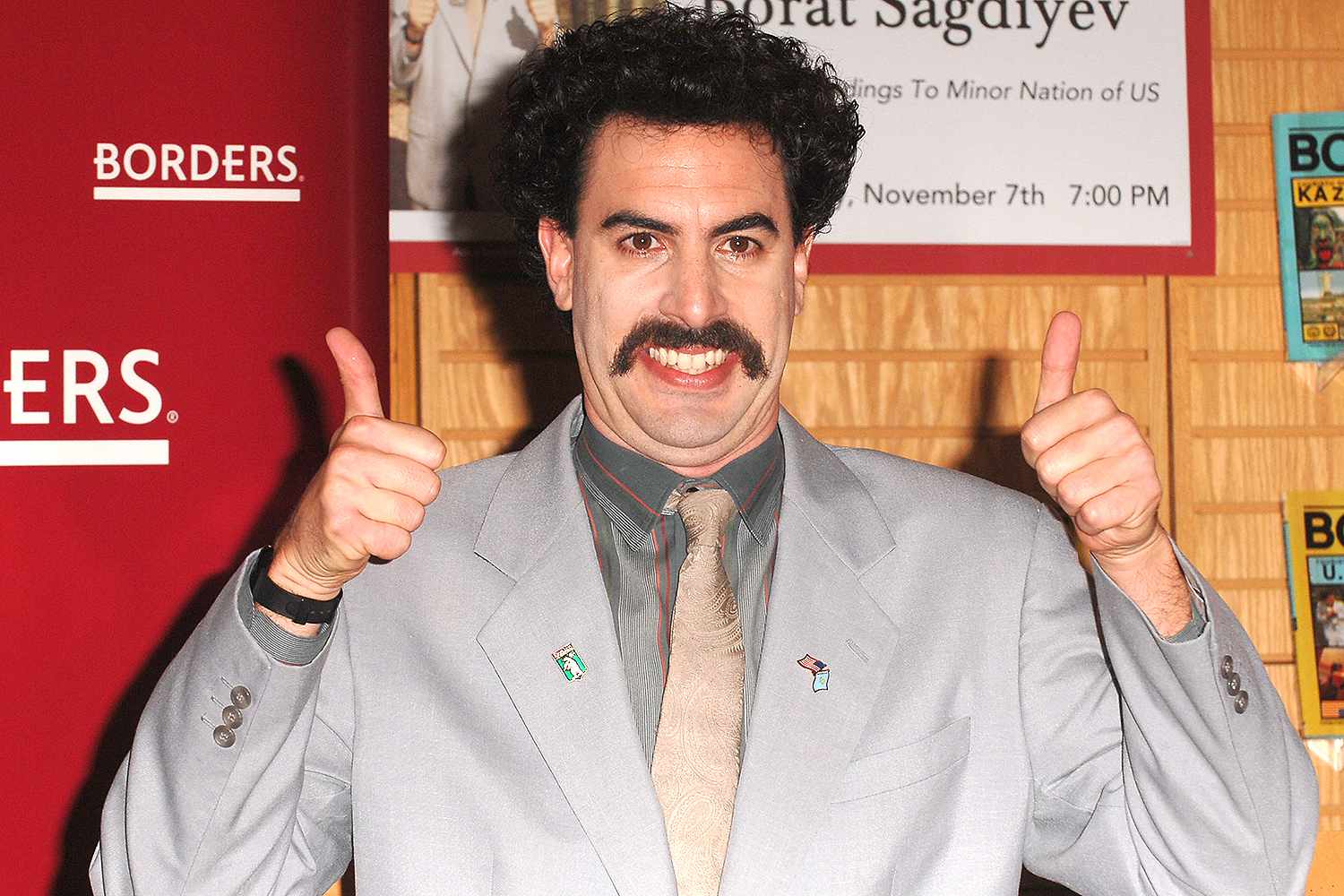 Sacha Baron Cohen as Borat