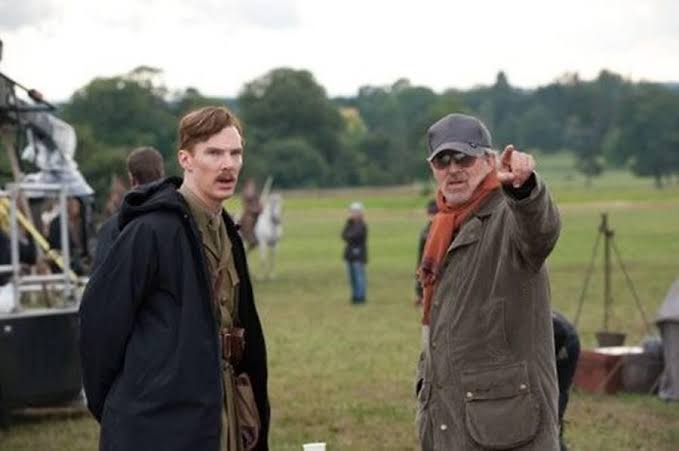 Benedict Cumberbatch and Steven Spielberg