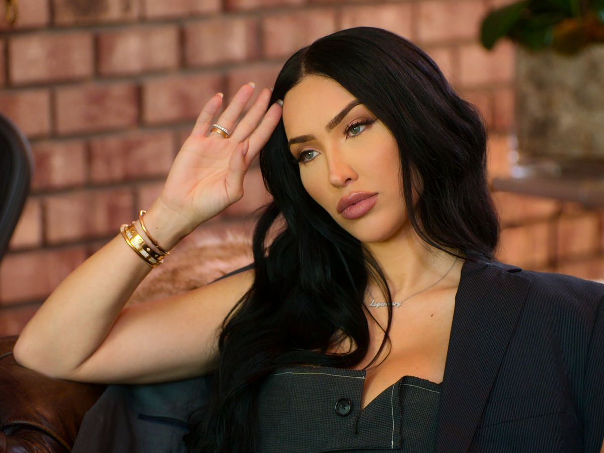 Bre Tiesi looking bothered