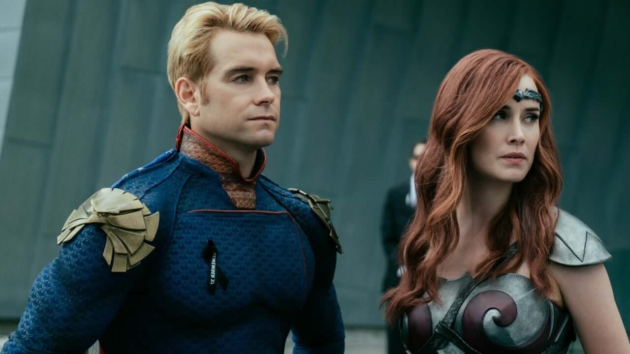 Two heroes looking on