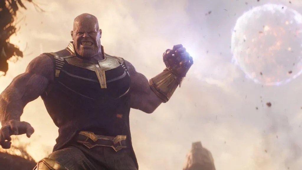 Josh Brolin as Thanos in a still from Avengers: Infinity War