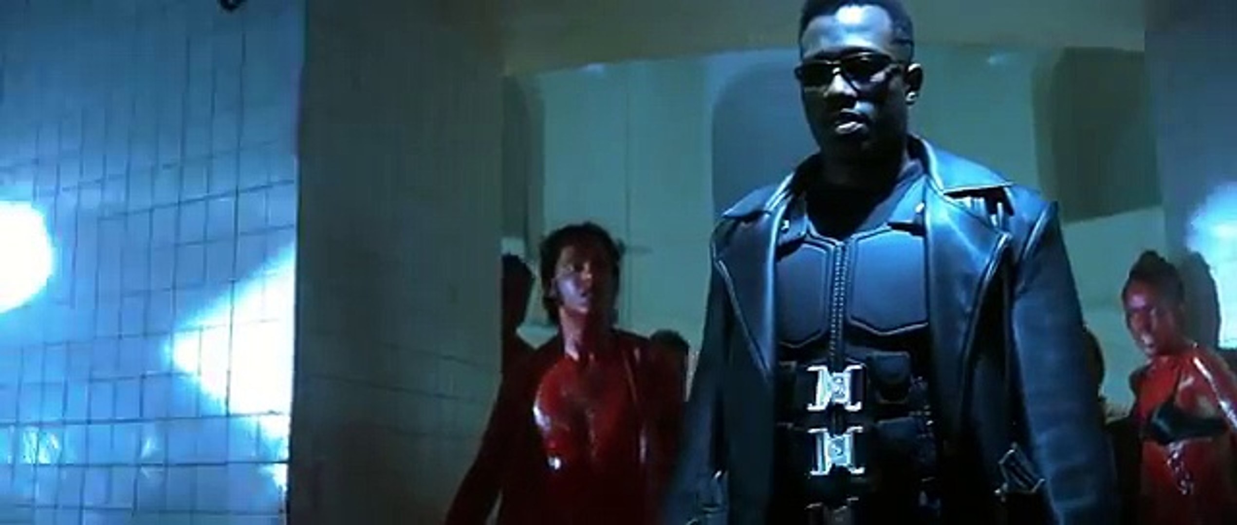 Wesley Snipes in a still from Blade