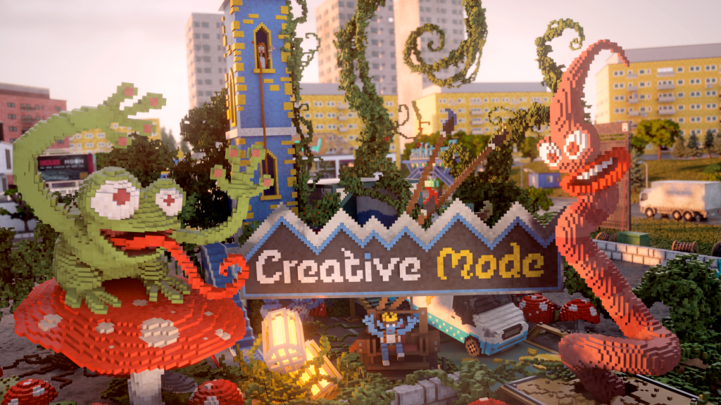 Let your creativity run wild in Teardown&rsquo;s Creativity mode.