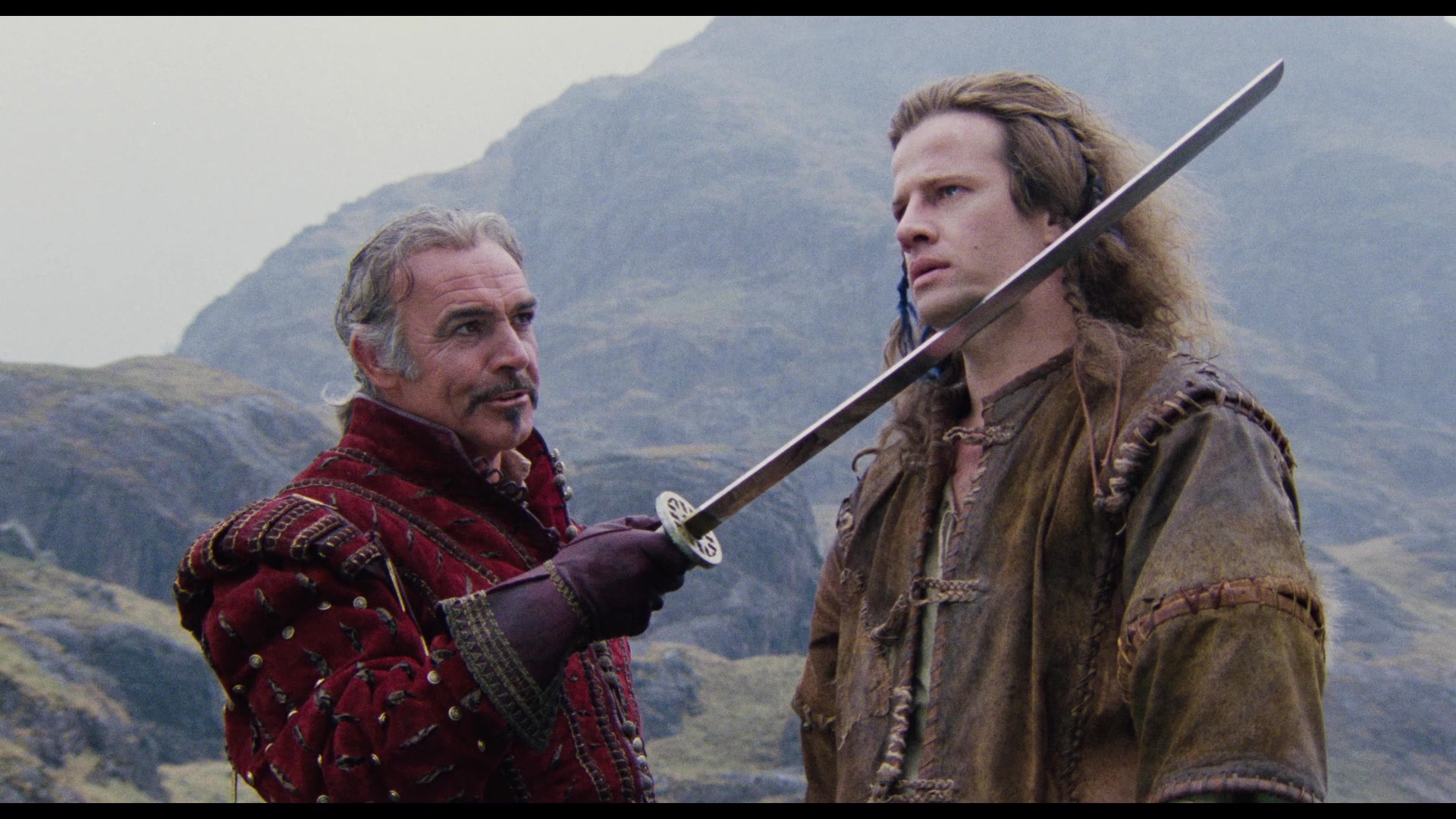 Sean Connery and Christopher Lambert in Highlander