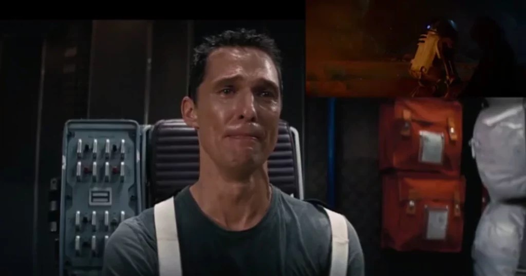McConaughey&rsquo;s reaction in the scene was genuine and raw.