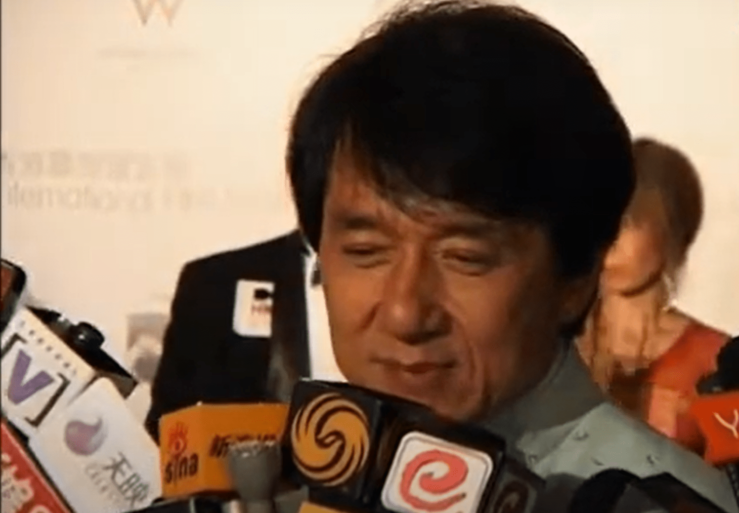 Jackie Chan at the during the Boao Forum