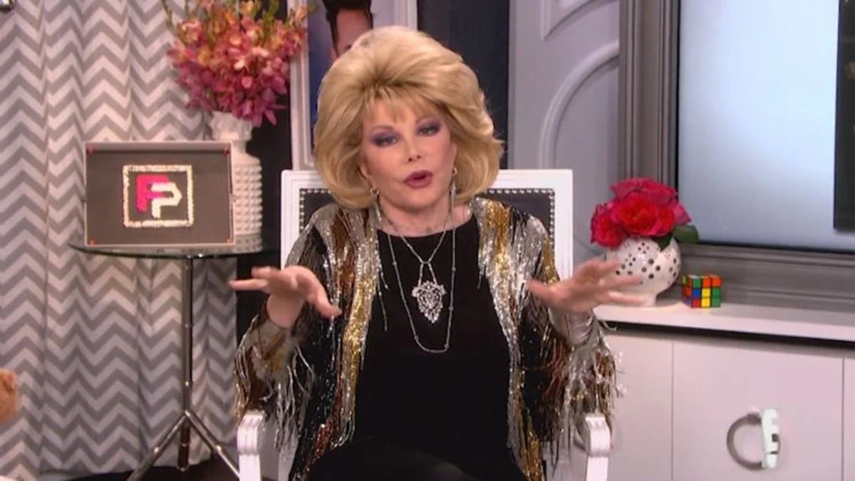 Joan Rivers on Fashion Police.