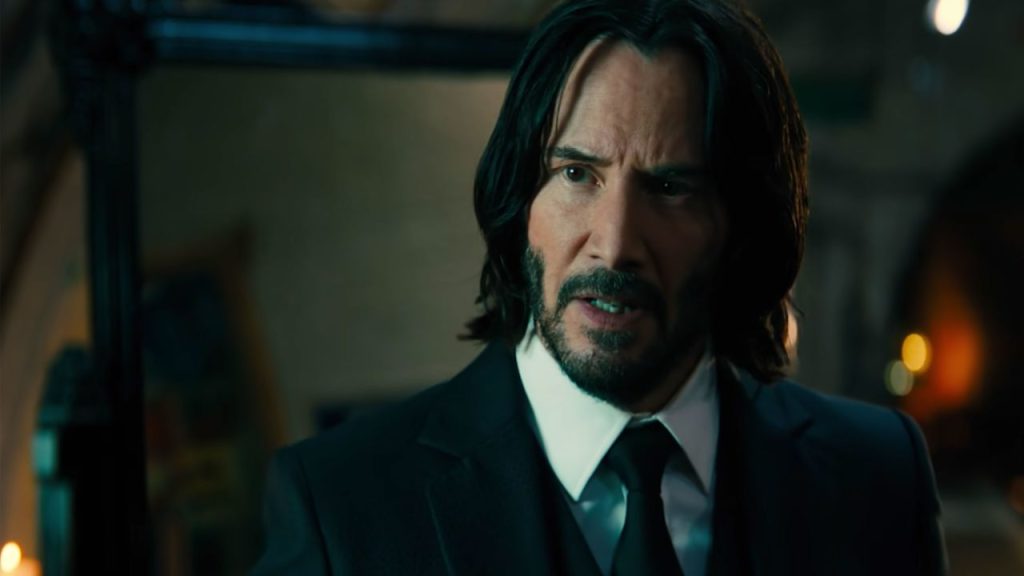 Keanu Reeves as John Wick in John Wick: Chapter 4