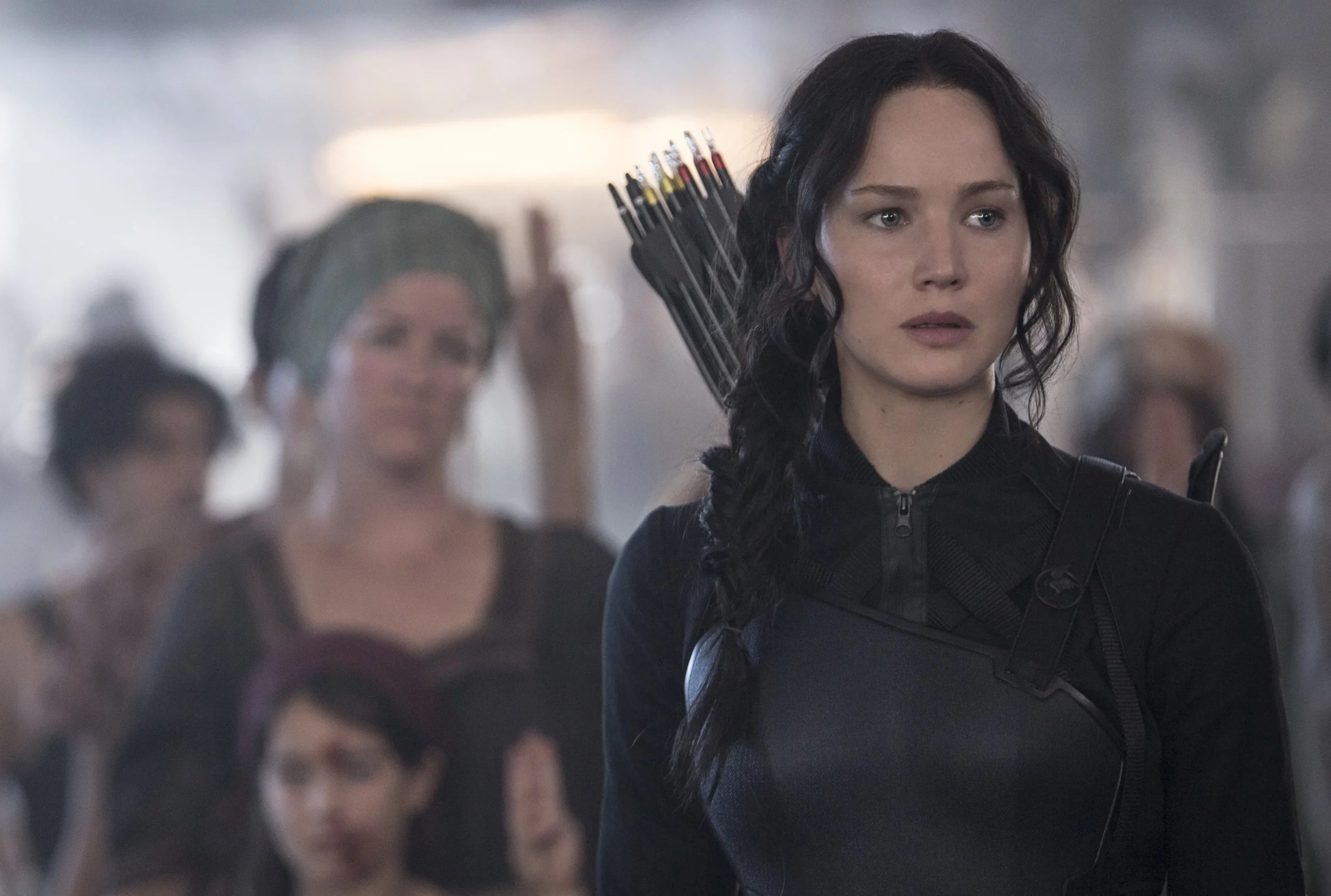 Jennifer Lawrence as Katniss Everdeen