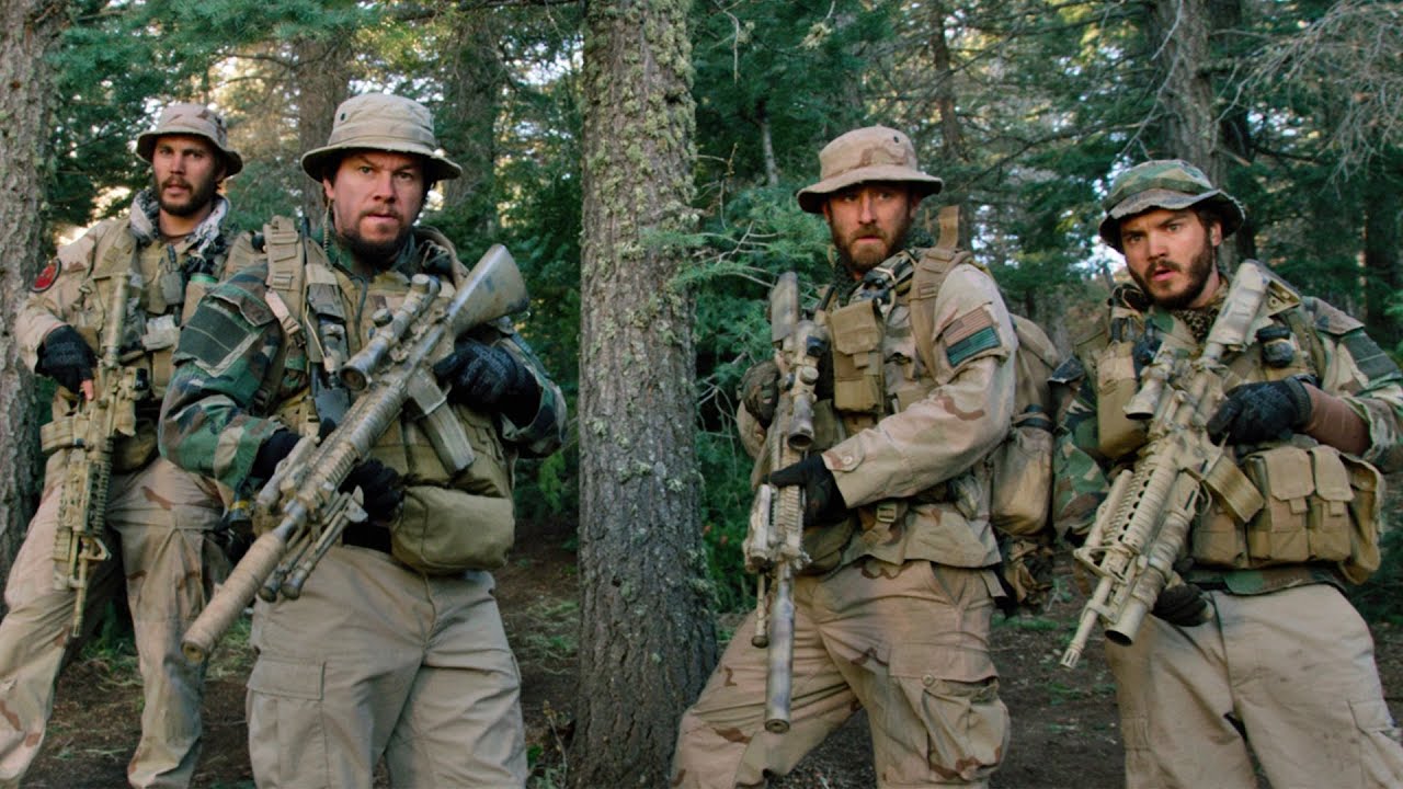 Mark Wahlberg, Taylor Kitsch, Emile Hirsch, and Ben Foster in Lone Survivor