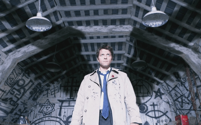 Castiel and Dean Winchester in Supernatural