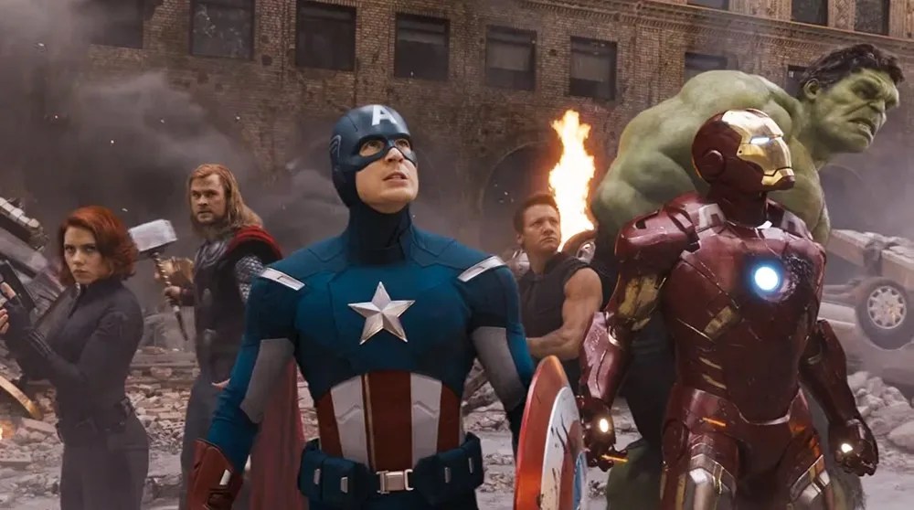 A still from The Avengers