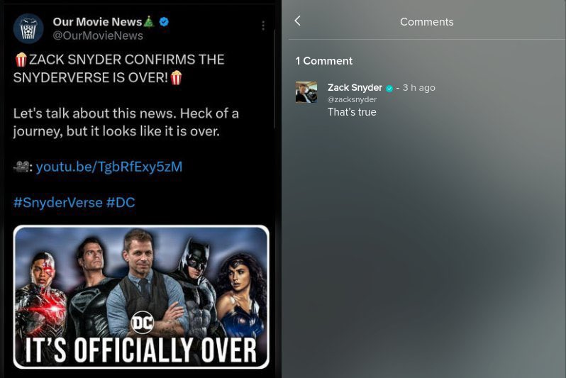 Zack Snyder on the SnyderVerse