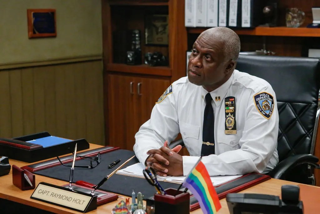 Andre Braugher as Capt. Raymond Holt in a still from Brooklyn Nine-Nine