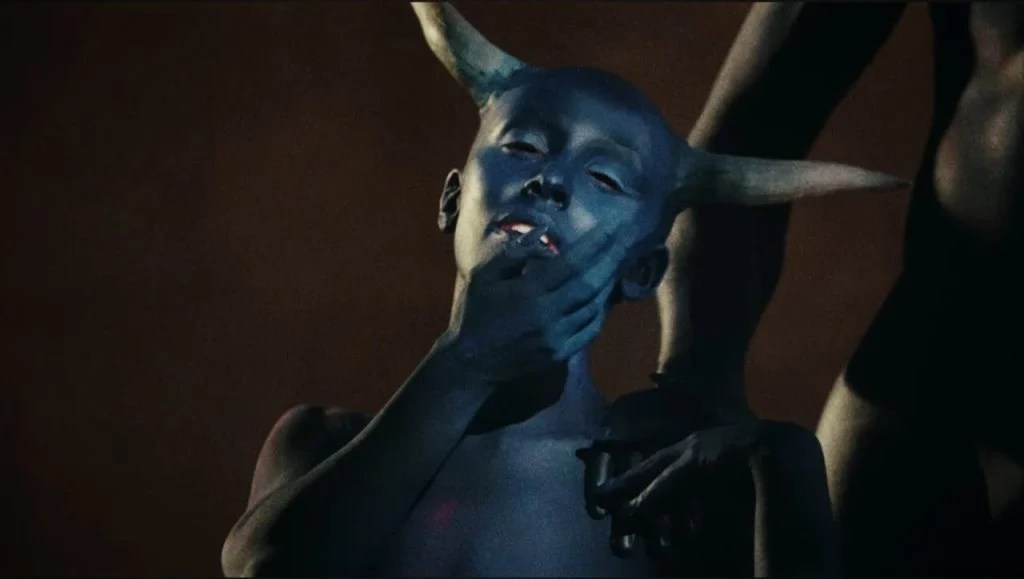 Doja Cat in Paint The Town Red music video.