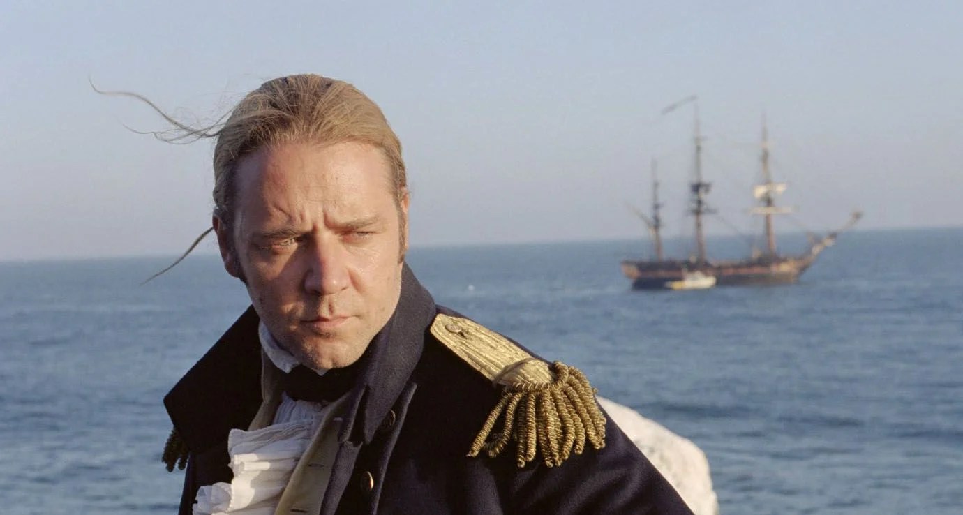 Russell Crowe in Master and Commander: The Far Side of the World