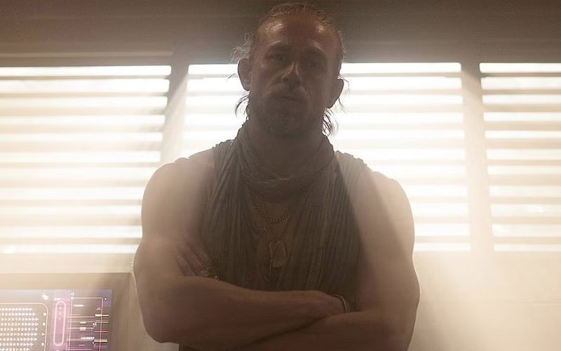 Charlie Hunnam posing