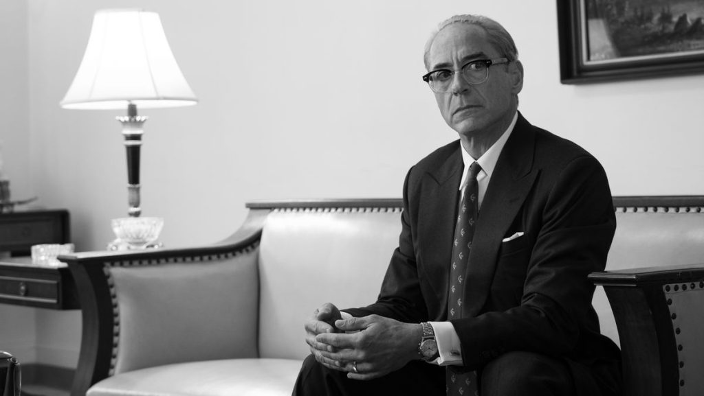 Robert Downey Jr as Lewis Strauss in Oppenheimer