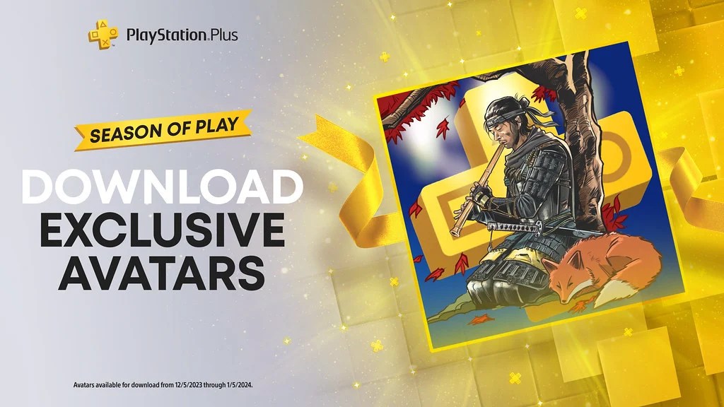 One of the five PS Plus Avatars features Ghost of Tsuhima&rsquo;s Lord Jin Sakai.