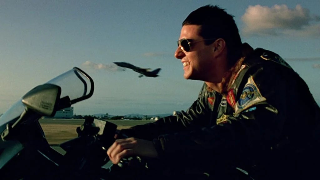 Tom Cruise in a still from Top Gun: Maverick