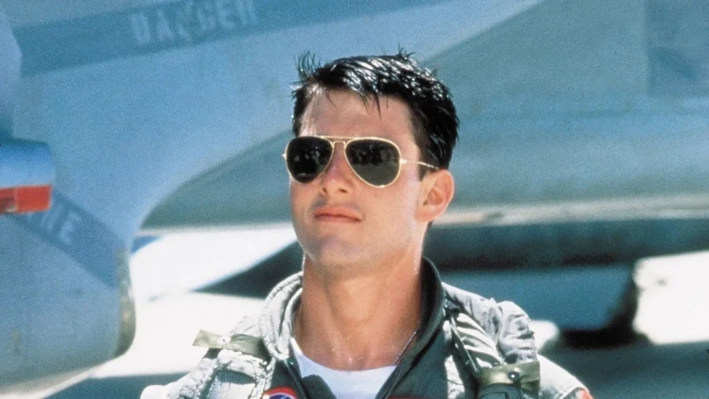 Tom Cruise in a still from Top Gun