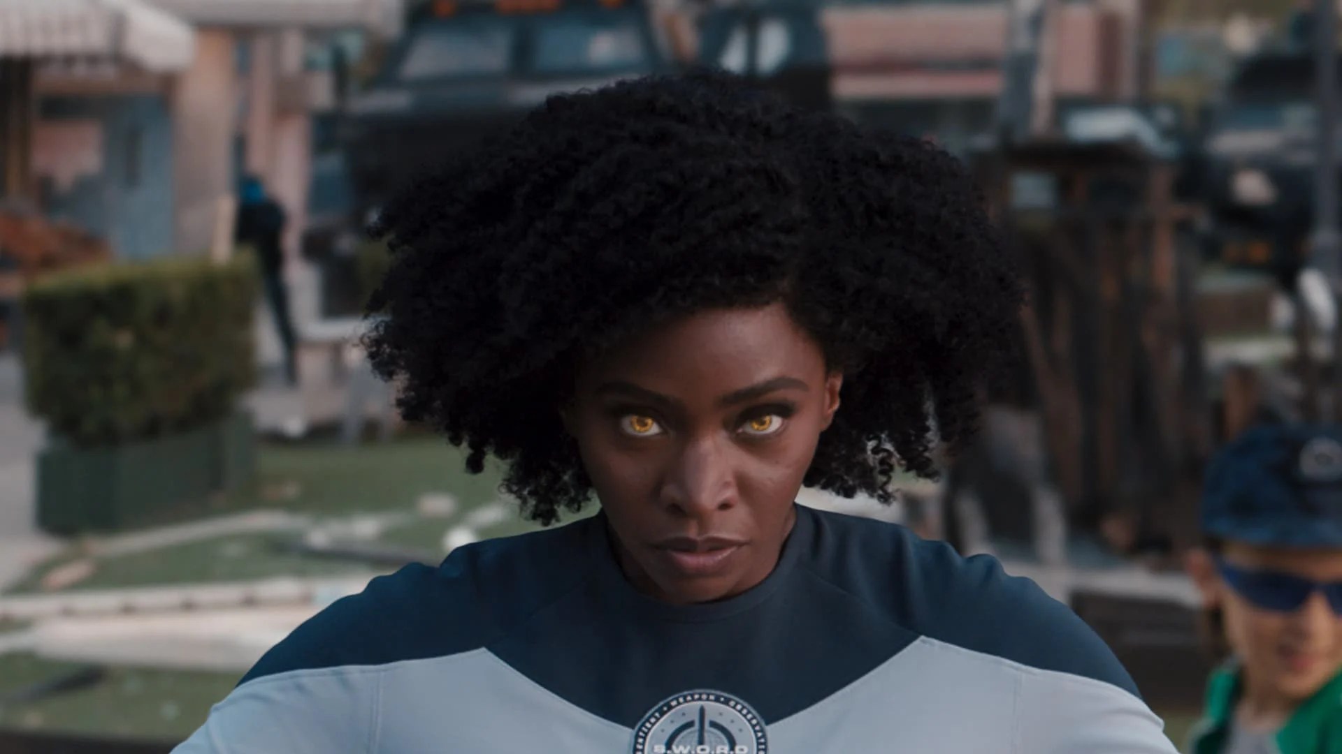 Teyonah Parris as Monica Rambeau in a still from The Marvels