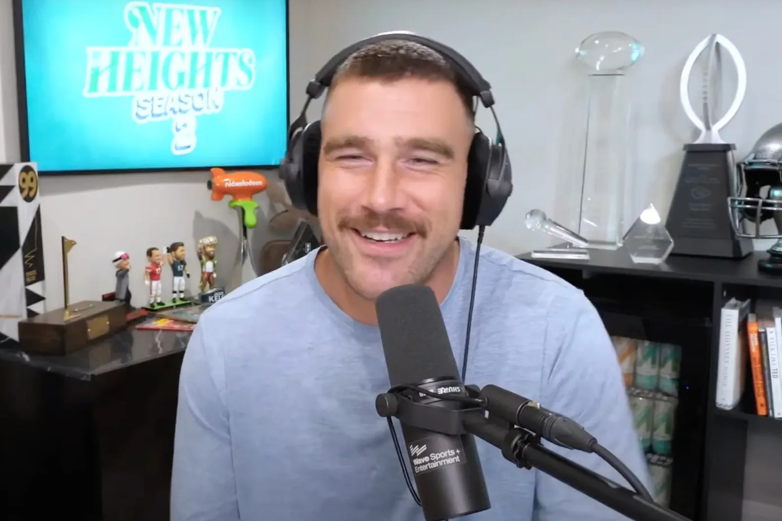 Travis Kelce on the New Heights podcast