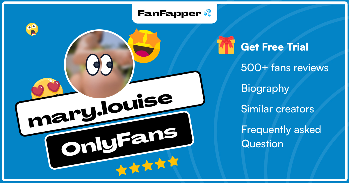 mary.louise OnlyFans - Photos, Free Trial, Reviews - XXX Photos | FanFapper.com