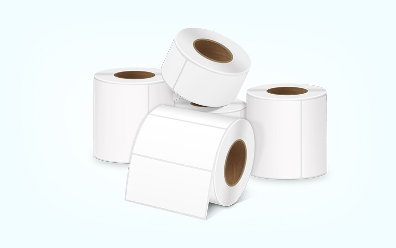 Gloss White PET LabelPrinting Labels丨 Thermal Transfer Labels丨 Direct