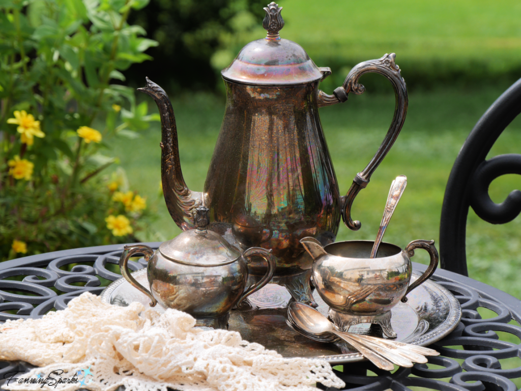 Old Silver Wind Chimes DIY Tutorial FanningSparks