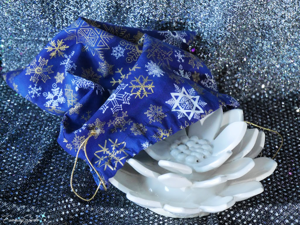 Fabric Gift Bag Fast or Fancy DIY Tutorial FanningSparks