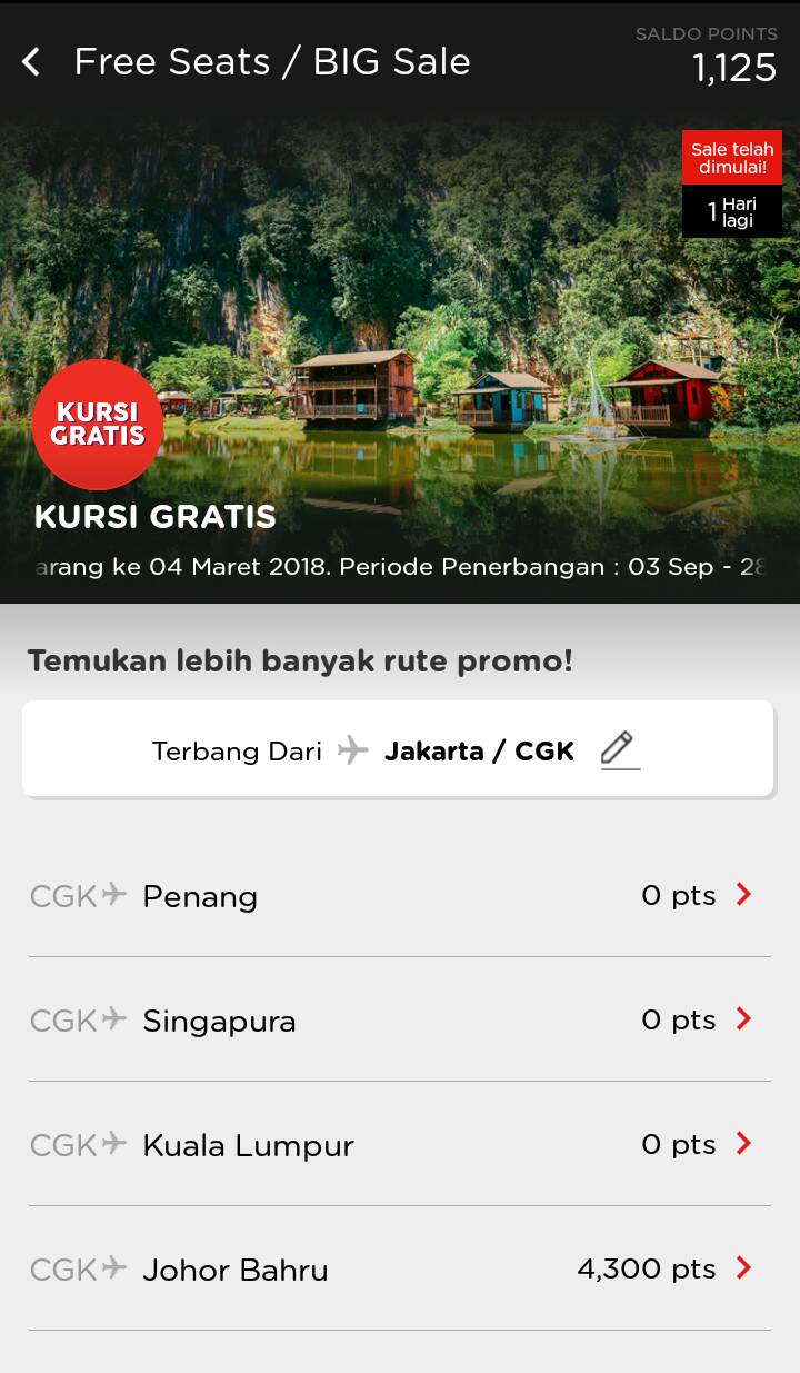 Cara Mendapatkan Free Seat Airasia