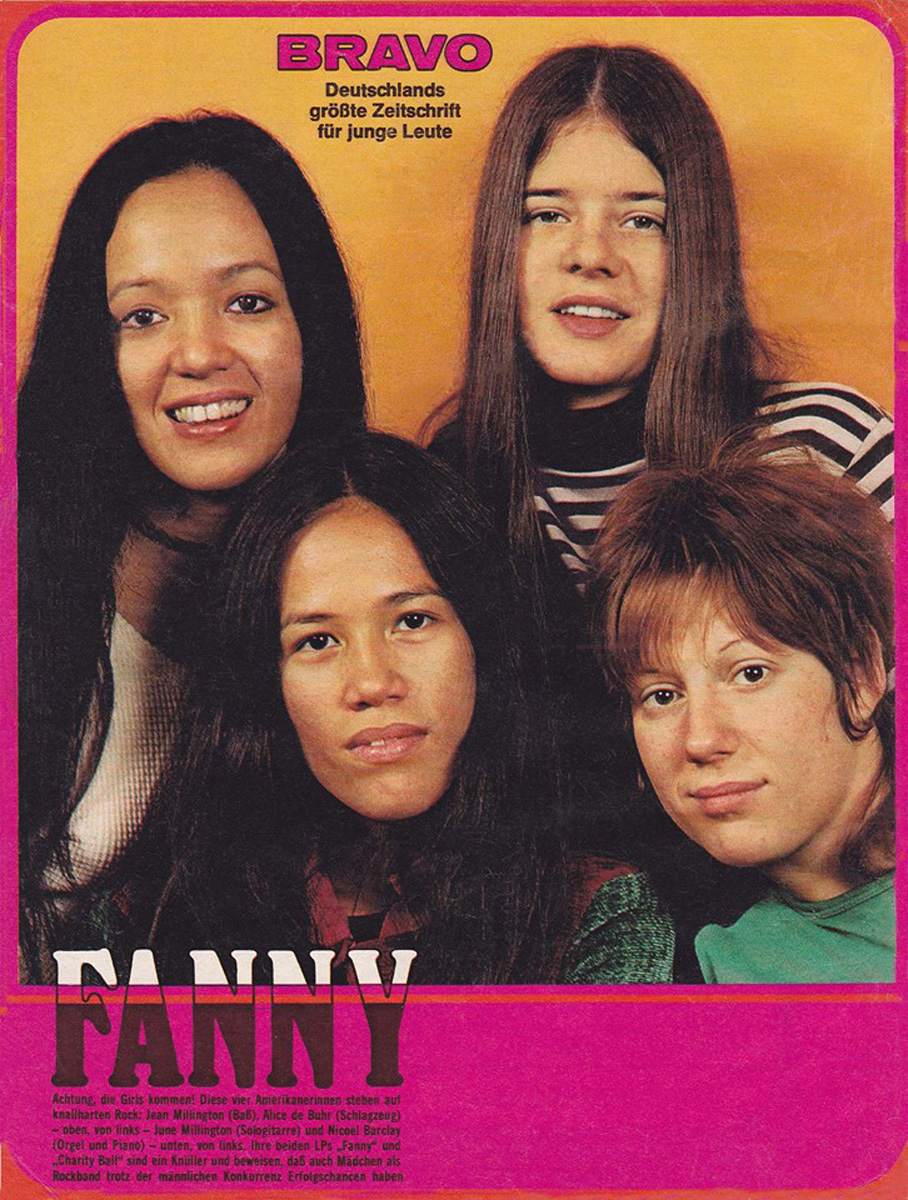 Various Fanny Shots & Promotional Images Rock Band Fanny