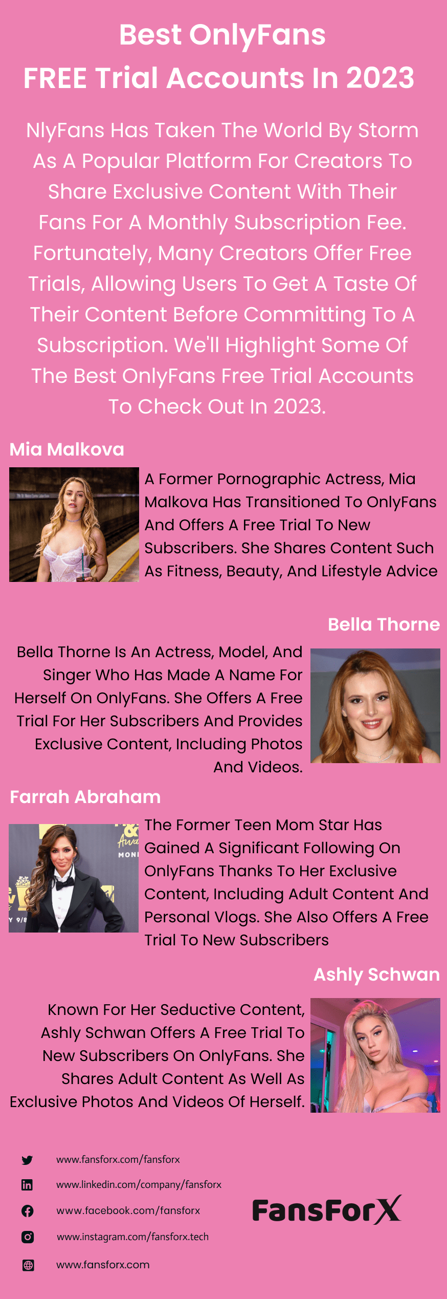 Best OnlyFans FREE Trial accounts in 2023(03)