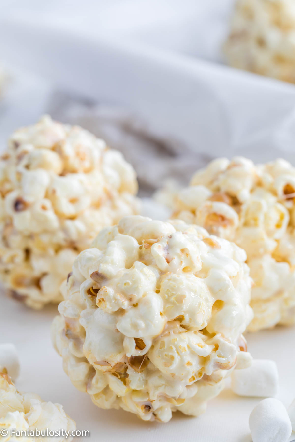 EASY Marshmallow Marshmallow Popcorn Balls Recipe without Corn Syrup