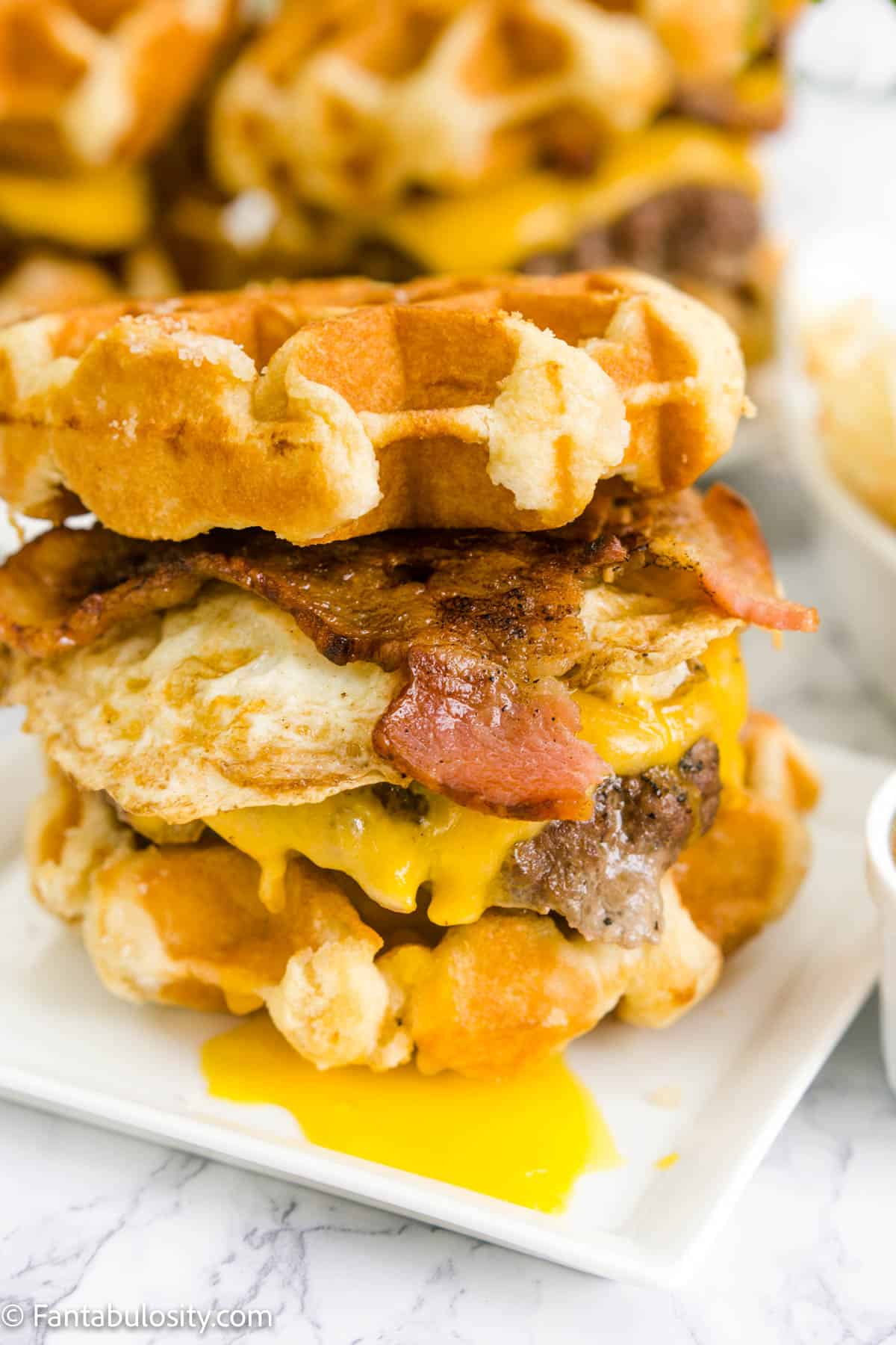 Waffle House Burger