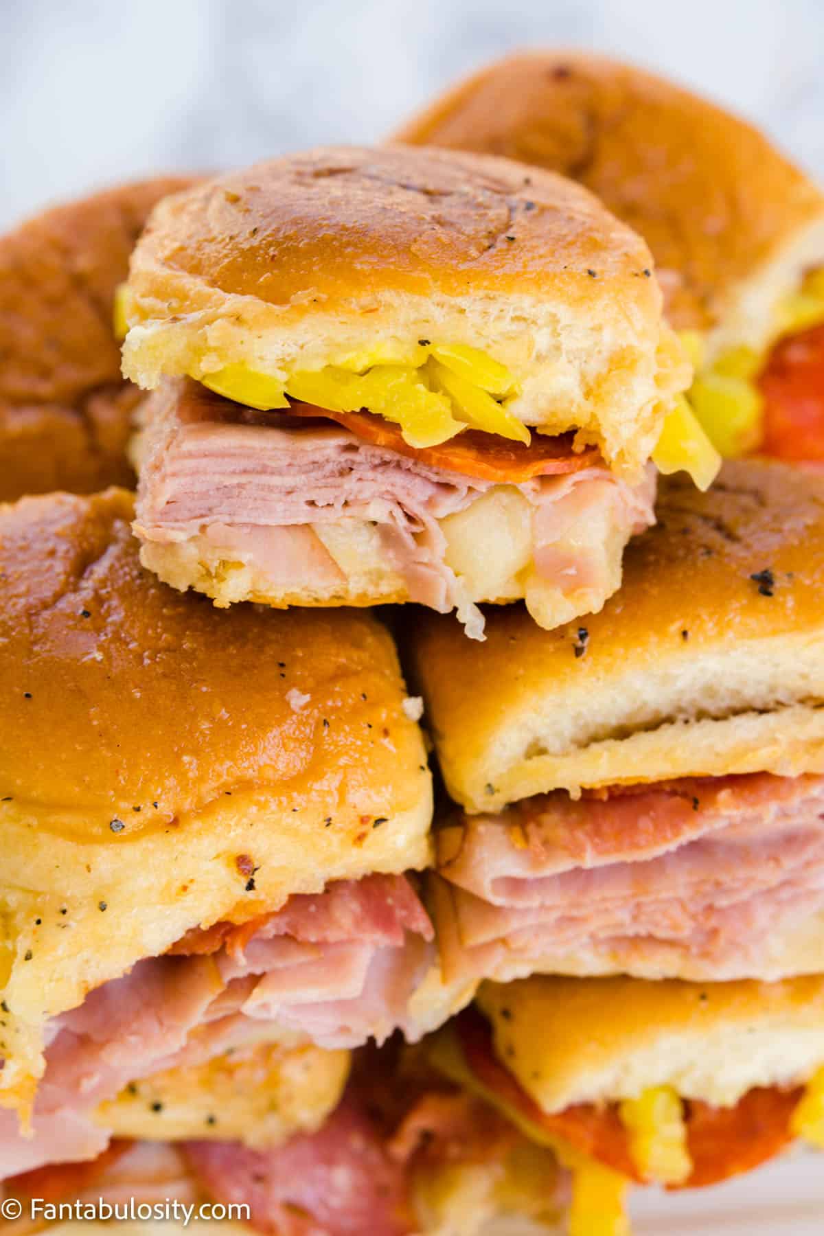 Italian Sliders with Hawaiian Rolls Fantabulosity