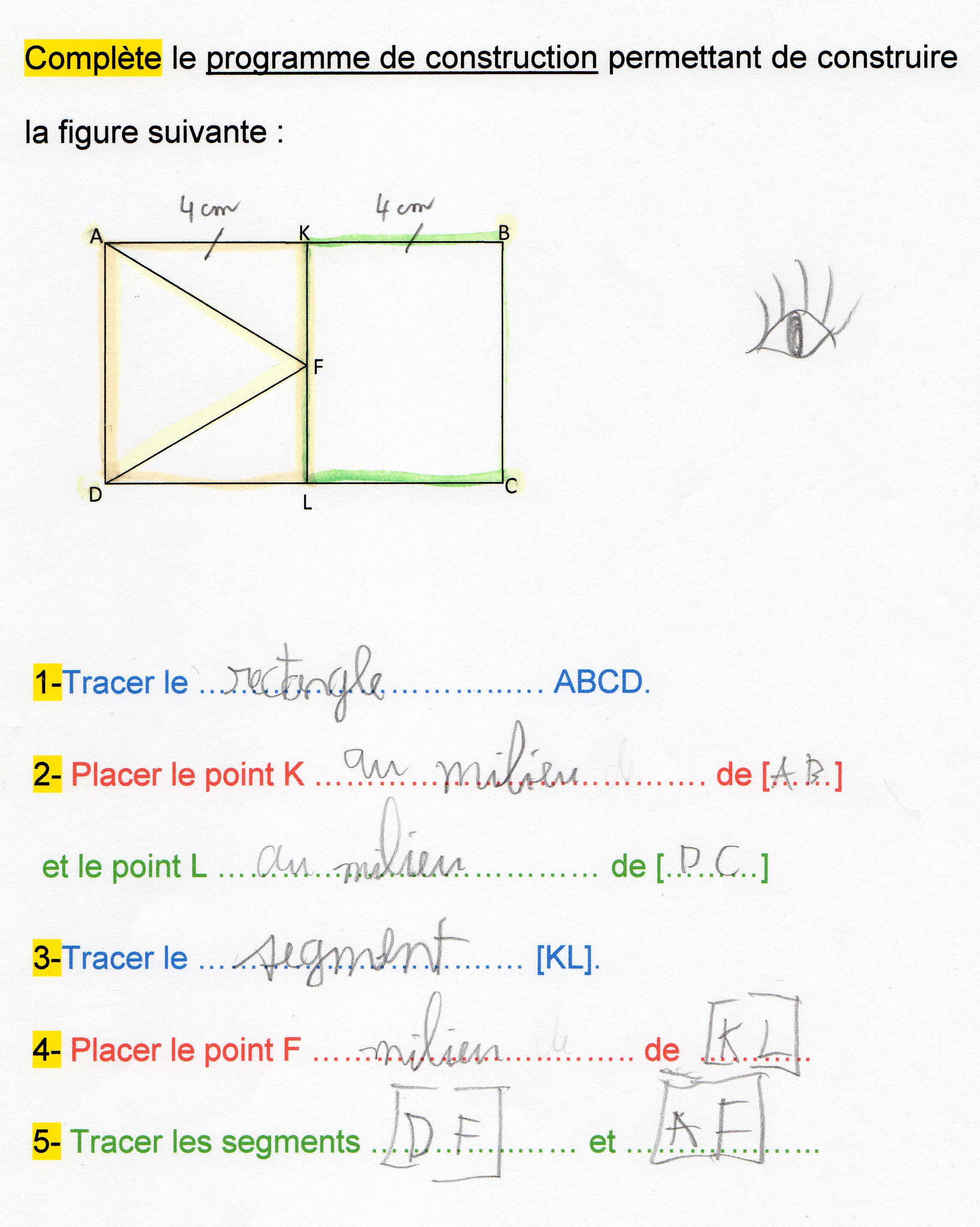 tracer une figure ? partir d'un programme de construction ce2