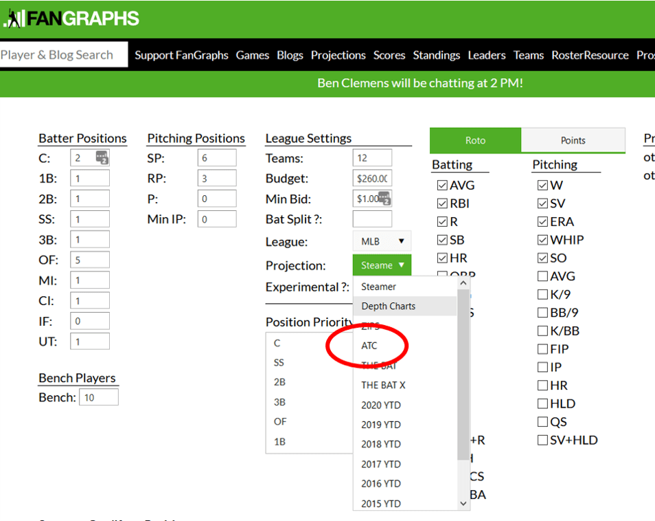 InterProjection Volatility & The ATC Projections RotoGraphs Fantasy