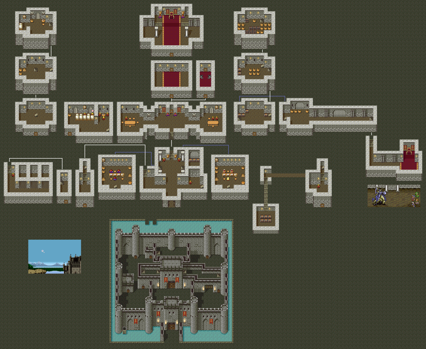 Final Fantasy 4 Maps