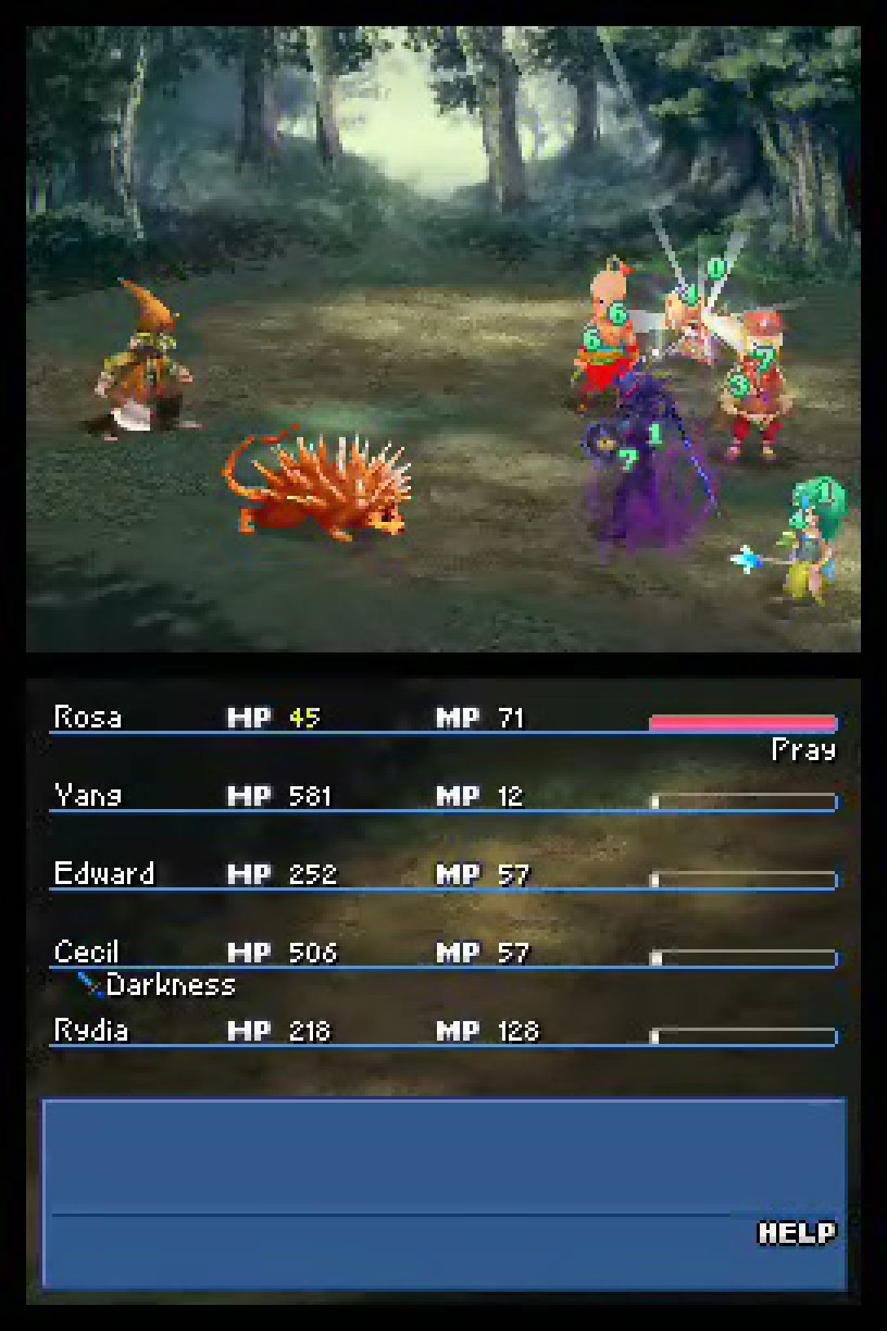 Final Fantasy IV Nintendo DS Screen Shots Album 3 of 4 Yang & Fiends