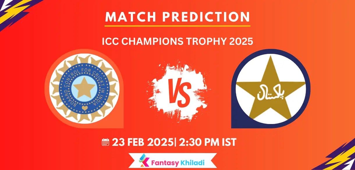 Ind Vs Pak 2025 Today Match Pitch Report IND vs PAK Match Prediction Who will Win Today&rsquo;s Match ICC Champions