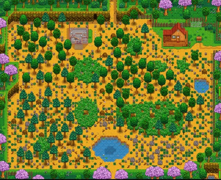 Why The Four Corners Farm is The Best Overall Farm Type in Stardew Valley